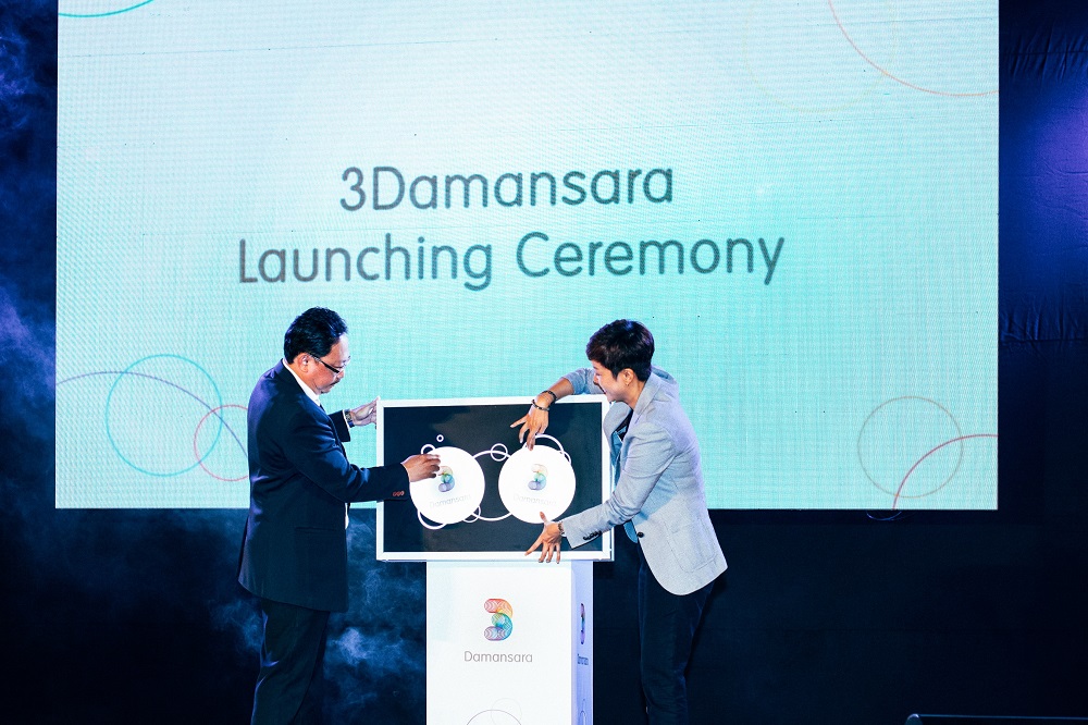 Unveiling the new 3 Damansara logo.